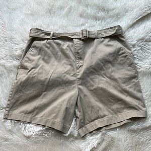White Stag 100% Cotton Khaki Shorts Size 14